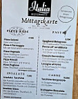 Pizzeria Ristorante Italia menu