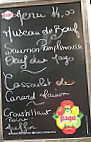 L'ecole Buissonnière menu