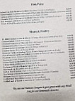 Chateau Madrid menu