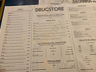 Pizzeria Du Drugstore menu