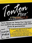 Tonton Pizz’ menu