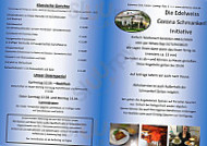 Cafe Edelweiss menu