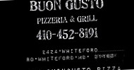 Buon Gusto Pizzeria Grill menu