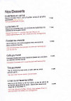 Au Chaudron menu