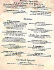 George Street Ale House menu