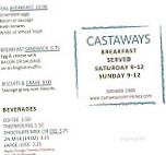 Castaway's menu
