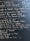 Quai 22 menu