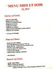 Le Palais de Jaipur menu