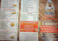 Pizzeria Freyburg menu
