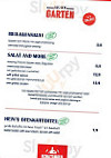 Schüttinger Gasthausbrauerei menu