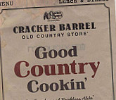 Cracker Barrel Old Country Store menu