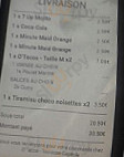 O'tacos menu