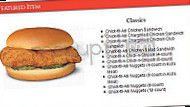 Chick-fil-a menu
