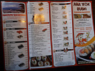 Asia Wok Sushi menu