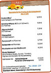 Gasthaus Michl, Dietersberg menu