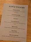 Bib & Tucker menu
