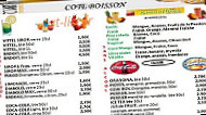 Paus' Cafe menu