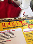 Waka-tay menu