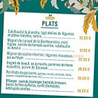 Boizé menu