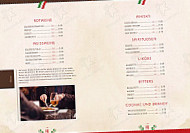 Trattoria Italiana menu