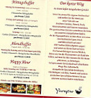 Yangtse menu