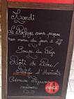 Le Refuge menu