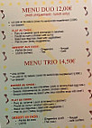 Saigon Etoile menu