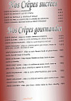 Au Gré Des Saisons menu