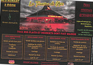 La Taverne De L'arc menu