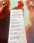 The Hen The Hog menu