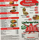 Rubi Pizzaservice menu