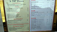 Le Petit Bramais menu