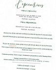 L’epicurius menu