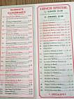 Wah Yan Kitchen menu