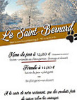 Auberge le Saint-Bernard menu