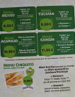 Tortias menu