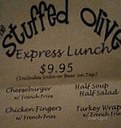 The Stuffed Olive Grill menu
