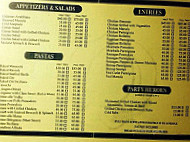 Delizia Pizza Kitchen menu