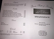 Del Duca menu