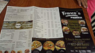 Francos Pizza Netcong menu