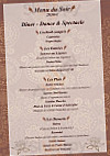 Resto Chez Bharathi menu