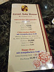 Great Asia House menu