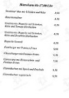 Waldschänke menu