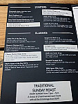 Top Astley Arms menu