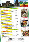 O Paradis Ethiopien menu