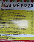 Arriba Pizza menu