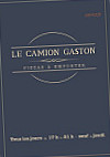 Le Camion Gaston menu