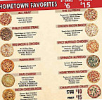 Hometown Pizza menu