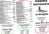Solms, Lahn-dill-kreis, Pizzeria La Famiglia menu