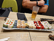 B.sushi inside